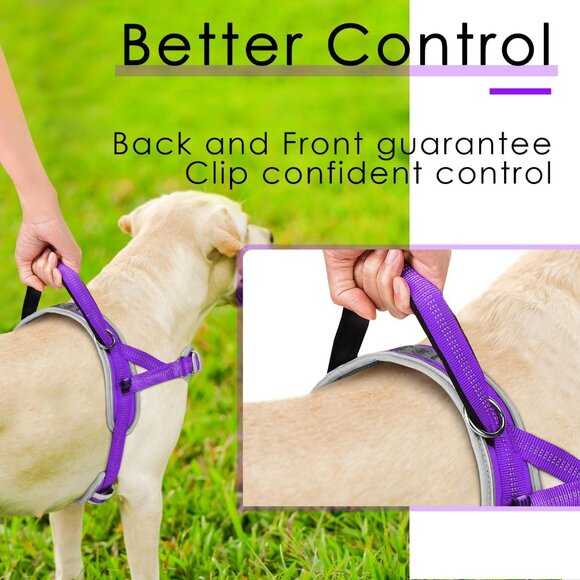 ADVENTUREMORE No Pull Dog Harness for Small Dogs with QR Code Dog Tag - Size S - Picture 7 of 13